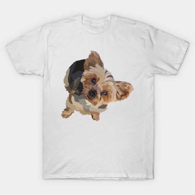 Yorkie Doodle T-Shirt by Poohdlesdoodles